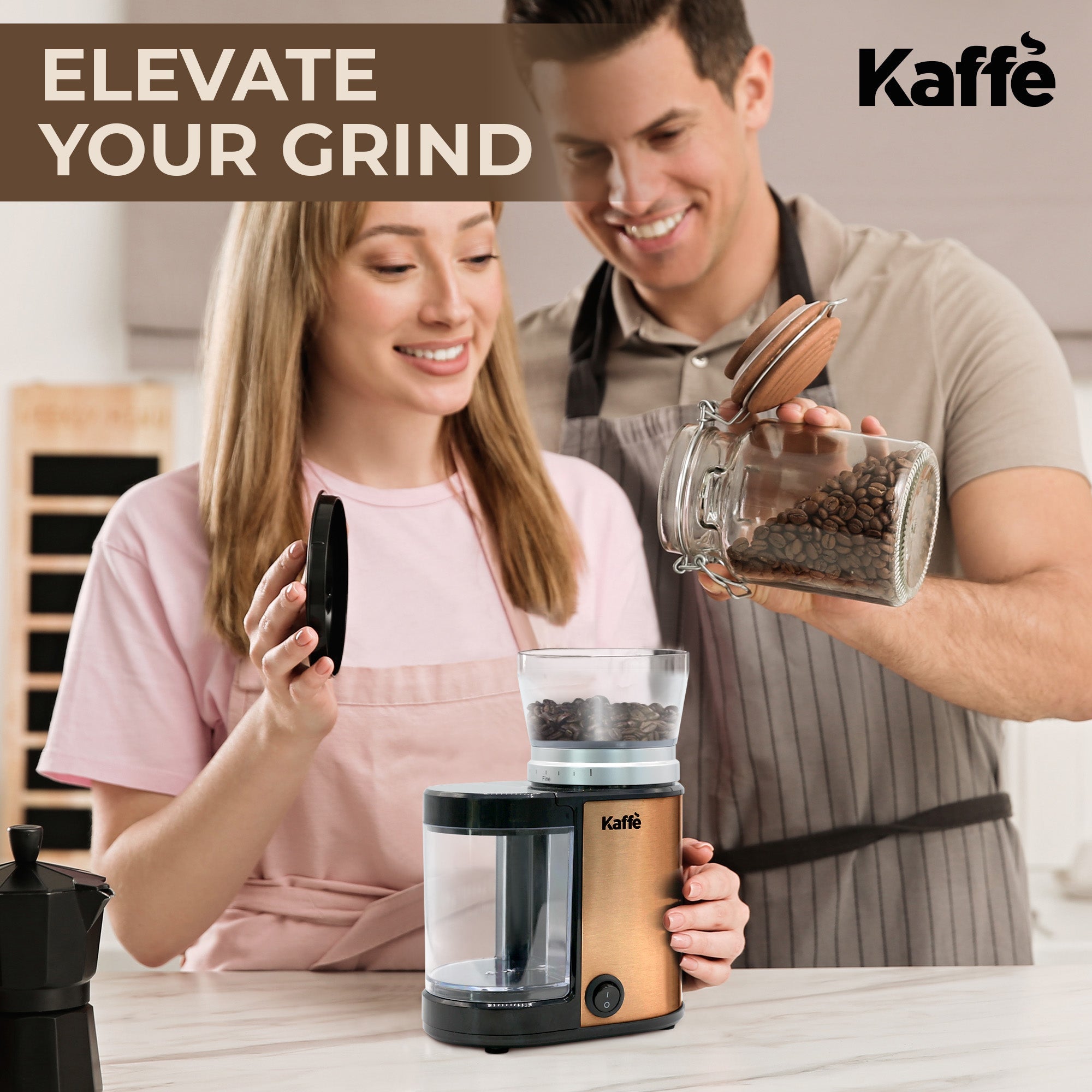 Burr Coffee Grinder Houston – KF8023 Precision Coffee Grinder | Slab Coffee Co