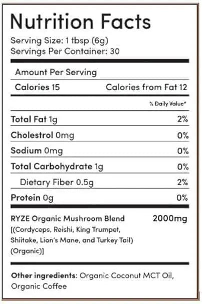 RYZE Mushroom Coffee Houston – 30 Servings (Pack of 2) | Lion’s Mane & Adaptogen Blend