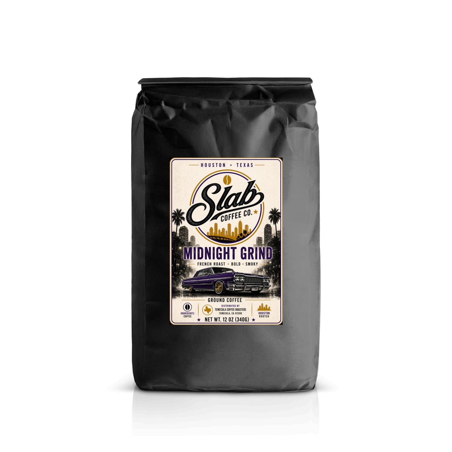 Midnight Grind French Roast Coffee | Dark Roast Strong Coffee